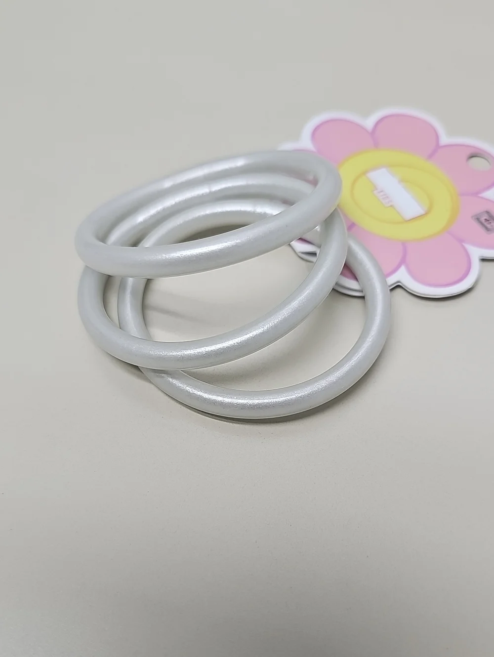 Budha All Weather White Baby Bracelet. (Not Budhagirl) Measure 45mm / 2